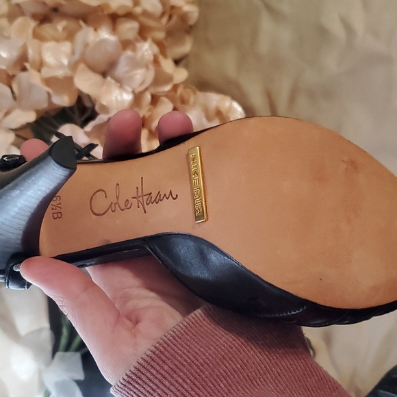Cole Haan Shoes | Cole Haan x Nike Air Mary Jane Heels black size 6 1/2 b - Picture 8 of 12